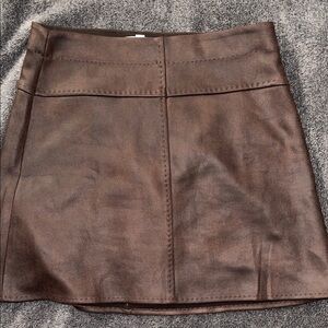 Brand new! Never worn Max Studio Brown Mini Skirt
